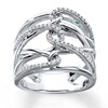 Thumbnail Image 1 of Previously Owned Diamond Ring 1/5 ct tw Round-cut Sterling Silver