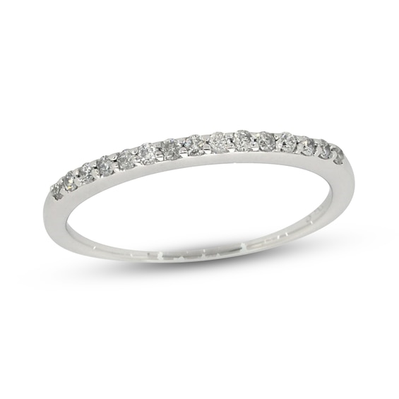 Previously Owned Diamond Anniversary Ring 1/6 ct tw Round-cut 14K White Gold
