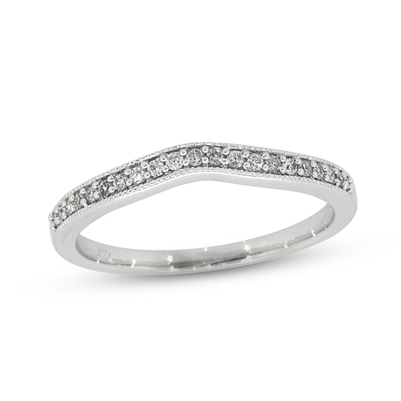Previously Owned Diamond Anniversary Ring 1/ ct tw Round-cut 10K White Gold