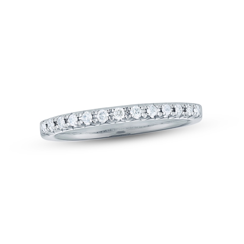 Main Image 1 of Previously Owned Diamond Anniversary Ring 1/6 ct tw Round-cut 10K White Gold