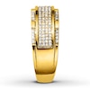 Thumbnail Image 3 of Previously Owned Men's Diamond Wedding Band 1/2 ct tw Round-cut 10K Yellow Gold