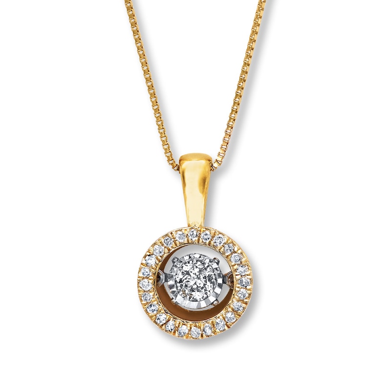 Previously Owned Unstoppable Love 1/4 ct tw Necklace 10K Yellow Gold | Kay