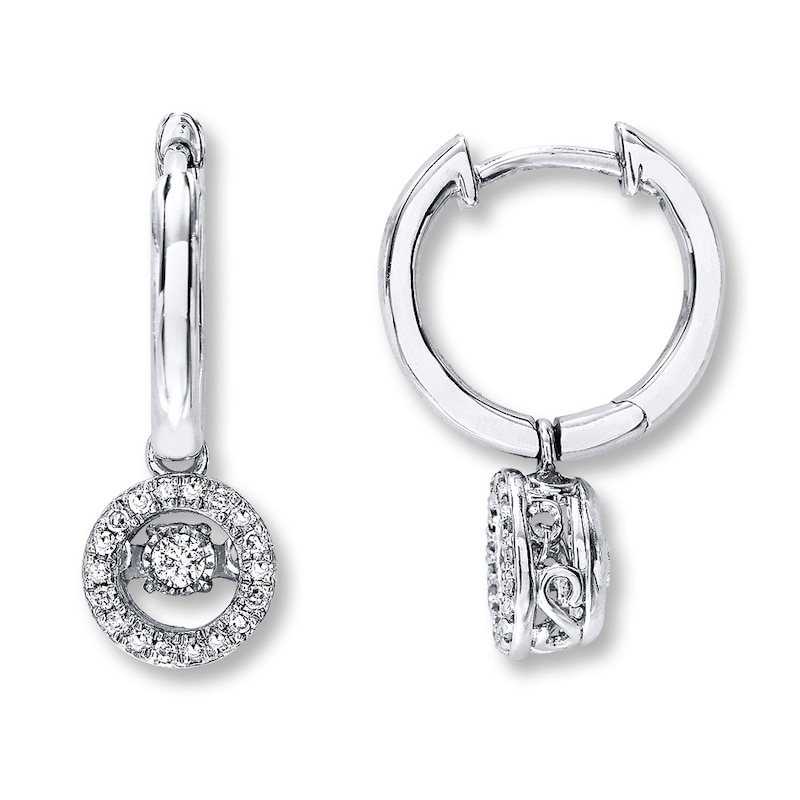 Previously Owned Unstoppable Love 1/4 ct tw Earrings 10K White Gold