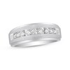 Thumbnail Image 0 of Previously Owned Men's Diamond Wedding Band 1/2 ct tw 10K White Gold