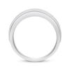 Thumbnail Image 1 of Previously Owned Men's Diamond Wedding Band 1/2 ct tw 10K White Gold
