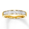 Thumbnail Image 1 of Previously Owned Band 1/2 ct tw Princess-cut Diamonds 14K Yellow Gold