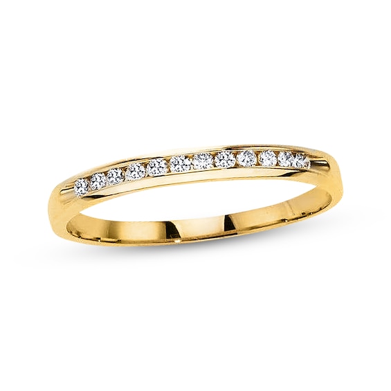Previously Owned Diamond Anniversary Ring 1/8 ct tw Round-cut 10K Gold