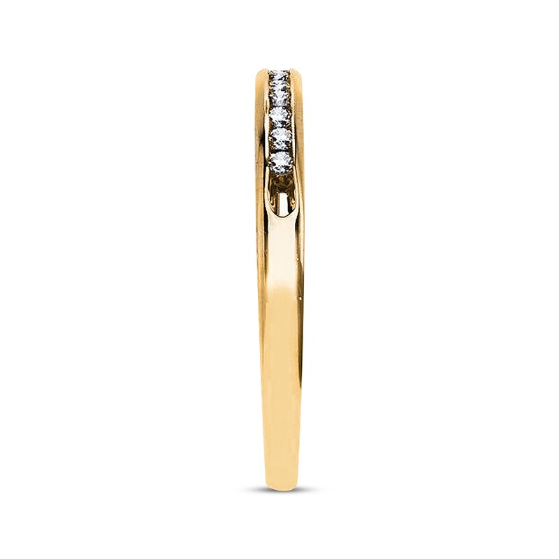 Main Image 2 of Previously Owned Diamond Anniversary Ring 1/8 ct tw Round-cut 10K Yellow Gold
