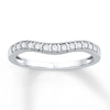 Previously Owned Diamond Wedding Band 1/5 ct tw Round-cut 10K White Gold