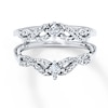 Thumbnail Image 1 of Previously Owned Diamond Enhancer Ring 1/2 ct tw Princess & Round-cut 14K Gold