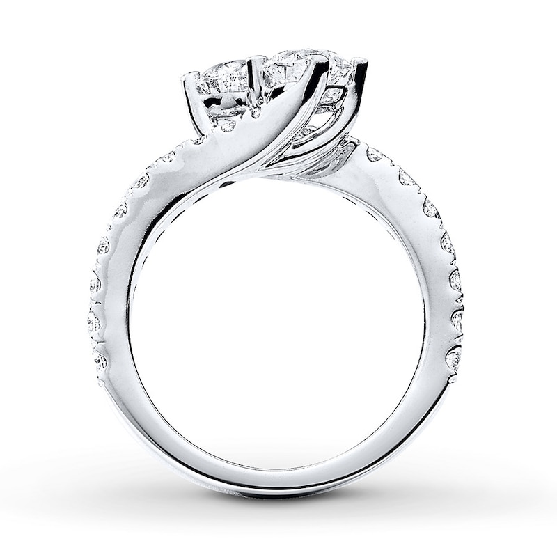 Main Image 2 of Previously Owned Ever Us Diamond Ring 2 ct tw Round-cut 14K White Gold