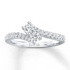 Thumbnail Image 1 of Previously Owned Ever Us Diamond Ring 1/2 ct tw Round-cut 14K Gold