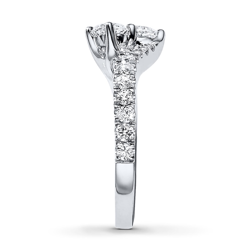 Main Image 3 of Previously Owned Ever Us Diamond Ring 1-1/2 ct tw Round-cut 14K Gold