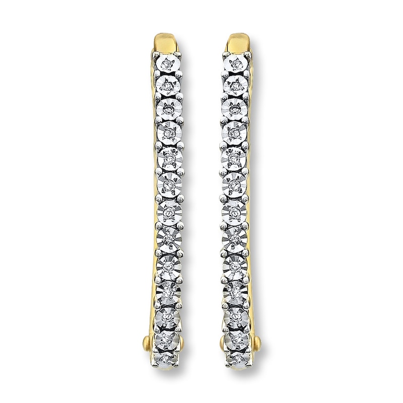 Previously Owned Diamond Earrings 1/20 ct tw 10K Yellow Gold