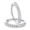 Thumbnail Image 2 of Previously Owned Earrings 1/15 ct tw Diamonds 10K White Gold