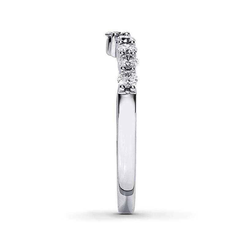 Main Image 3 of Previously Owned THE LEO Diamond Ring 1/2 ct tw Round-cut 14K White Gold