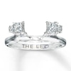 Thumbnail Image 1 of Previously Owned THE LEO Diamond Ring 1/2 ct tw Princess & Round-cut 14K White Gold