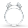 Thumbnail Image 2 of Previously Owned THE LEO Diamond Ring 1/2 ct tw Princess & Round-cut 14K White Gold
