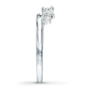 Thumbnail Image 3 of Previously Owned THE LEO Diamond Ring 1/2 ct tw Princess & Round-cut 14K White Gold