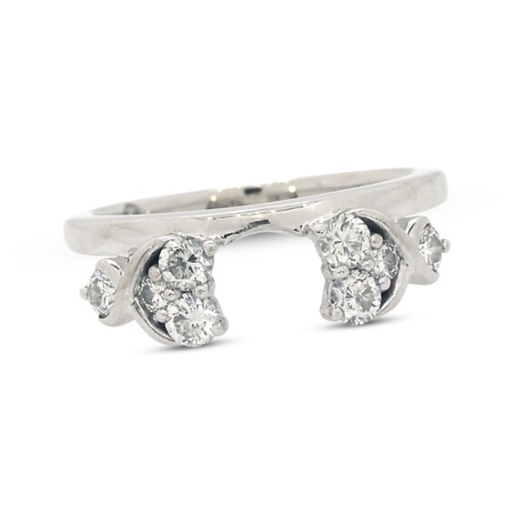 Previously Owned THE LEO Diamond Wrap Ring 1/2 ct tw Round-cut 14K White Gold