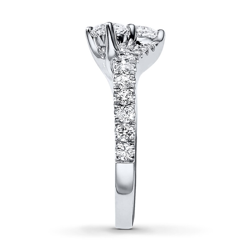 Main Image 3 of Previously Owned Ever Us Diamond Ring 1-1/2 ct tw Round-cut 14K Gold