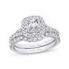 Thumbnail Image 0 of Previously Owned Neil Lane Bridal Set 1-1/3 ct tw Princess & Round-cut Diamonds 14K White Gold