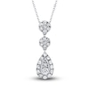 Previously Owned Neil Lane Necklace 3/8 ct tw Diamonds 14K White Gold