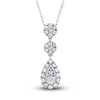 Thumbnail Image 1 of Previously Owned Neil Lane Necklace 3/8 ct tw Diamonds 14K White Gold