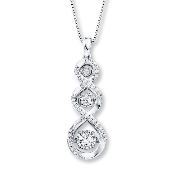 Previously Owned Necklace 1/2 ct tw Diamonds 10K White Gold