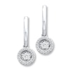 Thumbnail Image 0 of Previously Owned Unstoppable Love 1 ct tw Earrings 14K White Gold