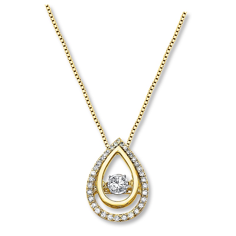 Previously Owned Unstoppable Love Necklace 1/4 ct tw 10K Yellow Gold