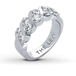 Previously Owned THE LEO Diamond Anniversary Band 1-1/4 ct tw Round-cut 14K White Gold