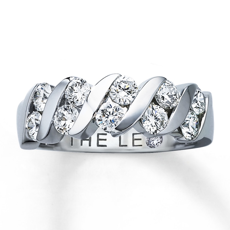 Main Image 1 of Previously Owned THE LEO Diamond Ring 1 ct tw Round-cut 14K White Gold