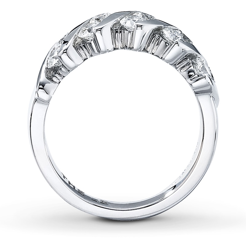 Main Image 2 of Previously Owned THE LEO Diamond Ring 1 ct tw Round-cut 14K White Gold