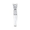 Thumbnail Image 2 of Previously Owned THE LEO Diamond Anniversary Ring 1 cttw Princess & Round-cut 14K White Gold