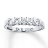 Thumbnail Image 1 of Previously Owned THE LEO Diamond Anniversary Band 5/8 ct tw Round-cut 14K White Gold