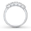 Thumbnail Image 2 of Previously Owned THE LEO Diamond Anniversary Band 5/8 ct tw Round-cut 14K White Gold