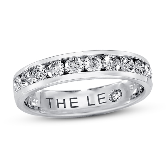 Previously Owned THE LEO Anniversary Band 5/8 ct tw Round-cut Diamonds 14K White Gold