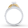 Thumbnail Image 1 of Previously Owned Angel Sanchez Ring 3/4 ct tw Round-cut Diamonds 14K Two-Tone Gold