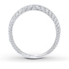 Thumbnail Image 2 of Previously Owned Scott Kay Anniversary Band 1/10 ct tw Round-cut Diamonds 14K White Gold