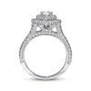 Thumbnail Image 2 of Previously Owned Neil Lane Diamond Engagement Ring 1-3/4 ct tw Pear & Round-cut 14K White Gold Size 4.5