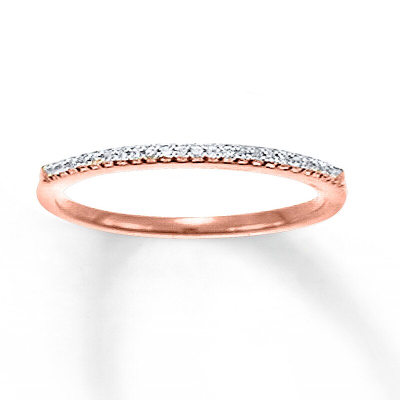 Main Image 1 of Previously Owned Stackable Diamond Ring 1/15 ct tw 10K Rose Gold