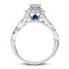 Thumbnail Image 1 of Previously Owned Diamond Ring 1 ct tw Princess/Round-cut Diamonds 14K White Gold