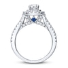Thumbnail Image 1 of Previously Owned Diamond Ring 1-1/2 ct tw Round-cut Diamonds 14K White Gold
