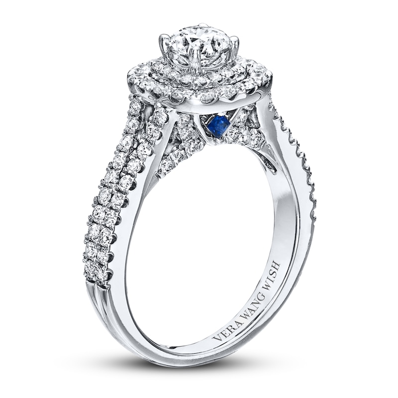 Previously Owned Diamond Ring 1-1/2 ct tw Round-cut Diamonds 14K White Gold