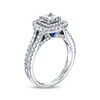 Thumbnail Image 2 of Previously Owned Diamond Ring 1-1/2 ct tw Princess & Round-cut 14K White Gold