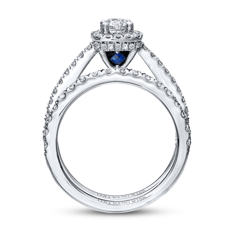 Main Image 2 of Previously Owned Bridal Set 1 ct tw Round-cut Diamonds 14K White Gold
