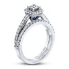 Thumbnail Image 3 of Previously Owned Bridal Set 1 ct tw Round-cut Diamonds 14K White Gold