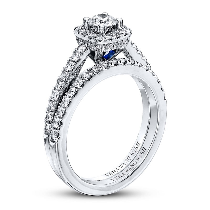Main Image 3 of Previously Owned Bridal Set 1 ct tw Round-cut Diamonds 14K White Gold