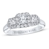 Thumbnail Image 0 of Previously Owned Engagement Ring 3/4 ct tw Round-cut Diamonds 14K White Gold Ring